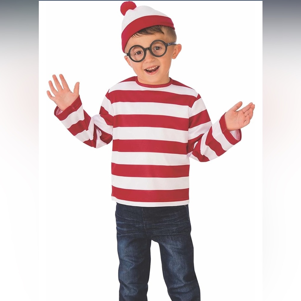 Where’s Waldo Halloween Costume - Children’s Large - runs small